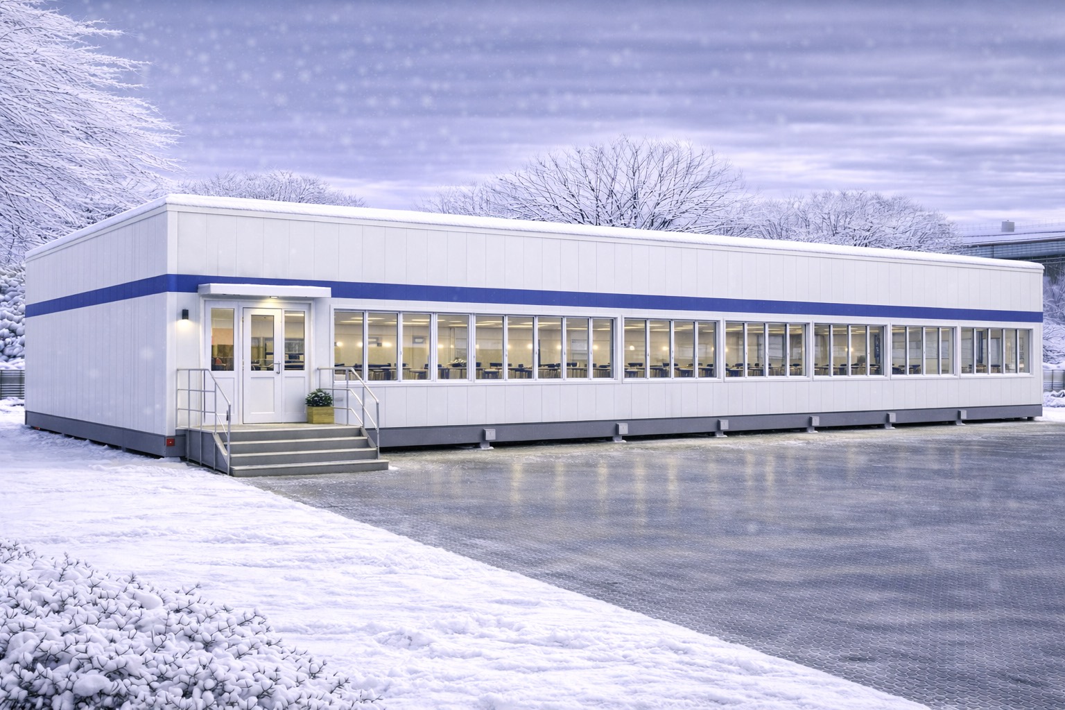 Модульные блоки на производстве